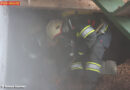 Oö: Brand in Hackschnitzelbunker in Alkoven