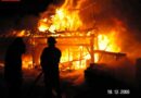 Oö: Scheune beim eintreffen der Feuerwehr in Vollbrand