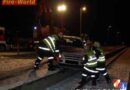 Bgld: Pkw für über Bahnsteig und stürzte auf die Schienen