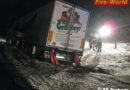 Oö: Lkw-Bergung auf der B 129 in Fraham