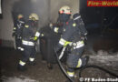 Nö: Brand in Wohnhausanlage -> Personen gerettet, Brandstiftung vermutet