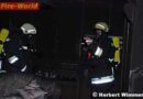 Nö: Zimmerbrand in Wohnhaus unweit der Feuerwehr