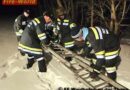 Nö: Rettung einer im Eis eingebrochenen Person