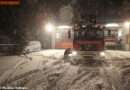Oö: Pkw-Ausritt auf B 129 bei Sommerreifenfahrt während Wintereinbruchs