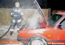 Nö: Schwierige Anfahrt bei Pkw-Brand in Amstetten
