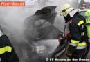 Nö: Pkw beginnt am Krankenhausparkplatz zu brennen