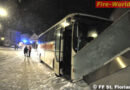 Oö: Bus-Bergung in St. Florian