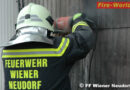 Nö: Flurbrand griff in Wiener Neudorf auf Fassade über