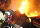 Stmk: Müllsammelstelle in Deutschfeistritz zum dritten Male in Vollbrand