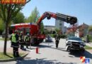 Bgld: Geparktes Fahrzeug bei Unfall stark beschädigt