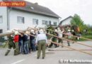 Oö: Maibaumsetzen in Raffelstetten