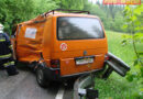 Oö: Kleintransporter touchierte Lkw (B 120, Scharnstein)