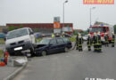 Oö: Fahrzeug bei Unfall in Eferding „aufgegabelt“