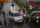 Oö: Schwerer Verkehrsunfall in Hörsching-> Zwei Personen verletzt