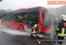 Tirol: Brand im Autobus-Motorraum in Kitzbühel