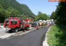 Oö: Schwerer Verkehrsunfall auf der B 145 in Bad Ischl