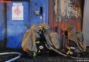 Oö: Heiße Atemschutzübung in Brandcontainer