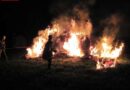 Bgld: Mehrere Strohballen in Brand geraten