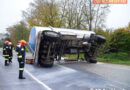Nö: Lkw Bergung beim Lagerhaus in Aschbach