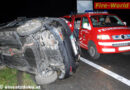 Nö: Wieder Unfall am Wechsel: Mehrfachüberschlag mit Pkw
