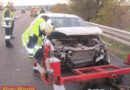 Nö: Unfall-Aufräumarbeiten auf der A4 bei Fischamend