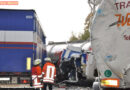 Deutschland: Vier Lkw in Unfall auf der A 261 verwickelt