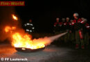 Vlbg: Feuerlöscherübung der Feuerwehrjugend