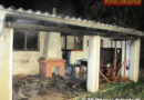 Nö: Brand einer Gartenhütte in Wiener Neustadt