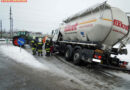 Nö: Unterstützung der FF Aschbach bei Lkw Bergung