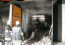 Nö: Lagerhallenbrand in Langenzersdorf – Person gerettet!