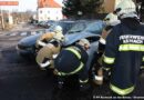 Oö: Aufräumarbeiten nach Unfall mit zwei Fahrzeugen