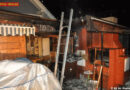 Oö: Brand in Wohnhaus-Zubau – Gasflaschen rechtzeitig geborgen!