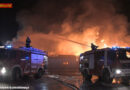 Stmk: Holzmarkt in Liezen in Flammen -> 19 Wehren im Einsatz