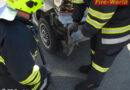 Oö: Fahrzeugbergung nach Zusammenstoß zweier Pkw