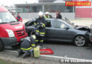 Oö: Auffahrunfall mit vier Fahrzeugen in Vöcklabruck