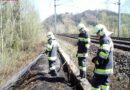 Stmk: Bahnstrecke während Bahndammbrand gesperrt