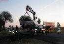 Nö: Fahrzeuglenker konnte brennendes Fahrzeug gerade noch verlassen