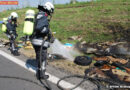 Nö: Ladegut von Lkw in Brand geraten -> Vösendorf