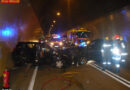 Oö: Personenrettung nach Unfall im Geisswandtunnel in Ebensee