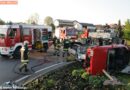 Oö: Einsatzübung-> Verkehrsunfall im Kreisverkehr Kleinreith