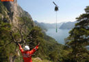Oö: Waldbrandbekämpfung in unwegsamen Gelände mit Heli-Assistenz