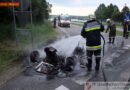 Nö: Mopedauto wurde ein Raub der Flammen