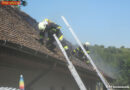 Nö: Wirtschaftstrakt eines Bauernhauses in Wagram in Brand geraten