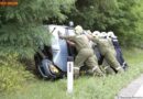 Nö: Menschenrettung nach Verkehrsunfall auf der LB218