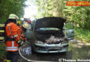 Deutschland: Pkw-Brand durch technischen Defekt bei Bruchsal