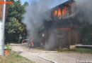Nö: Drei Feuerwehren bei Scheunenbrand in der Hinterbrühl im Einsatz