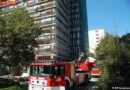 T: Wohnungsbrand im 15. Stockwerk eines Hochauses