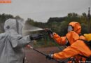 Oö: Schadstoffzug mit sechs Feuerwehren übt gemeinsam