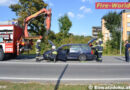 Nö: Vermutlicher Pkw-Brand und Verkehrsunfall zur selben Zeit