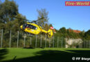 Oö: Person in Steyr über Felsen zum Ennsfluss abgestürzt